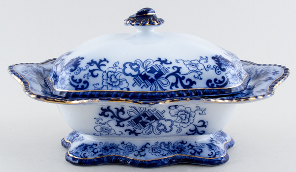 Vegetable Dish With Cover c1900